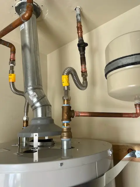 Water heater installation and plumbing repair in Racine